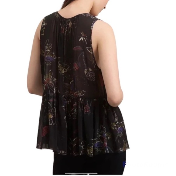 Aritzia Wilfred Nantes Flowy Floral Sleeveless Blouse Size M - Picture 4 of 16